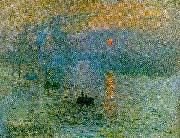 Claude Monet Impression, Sunrise oil painting on canvas